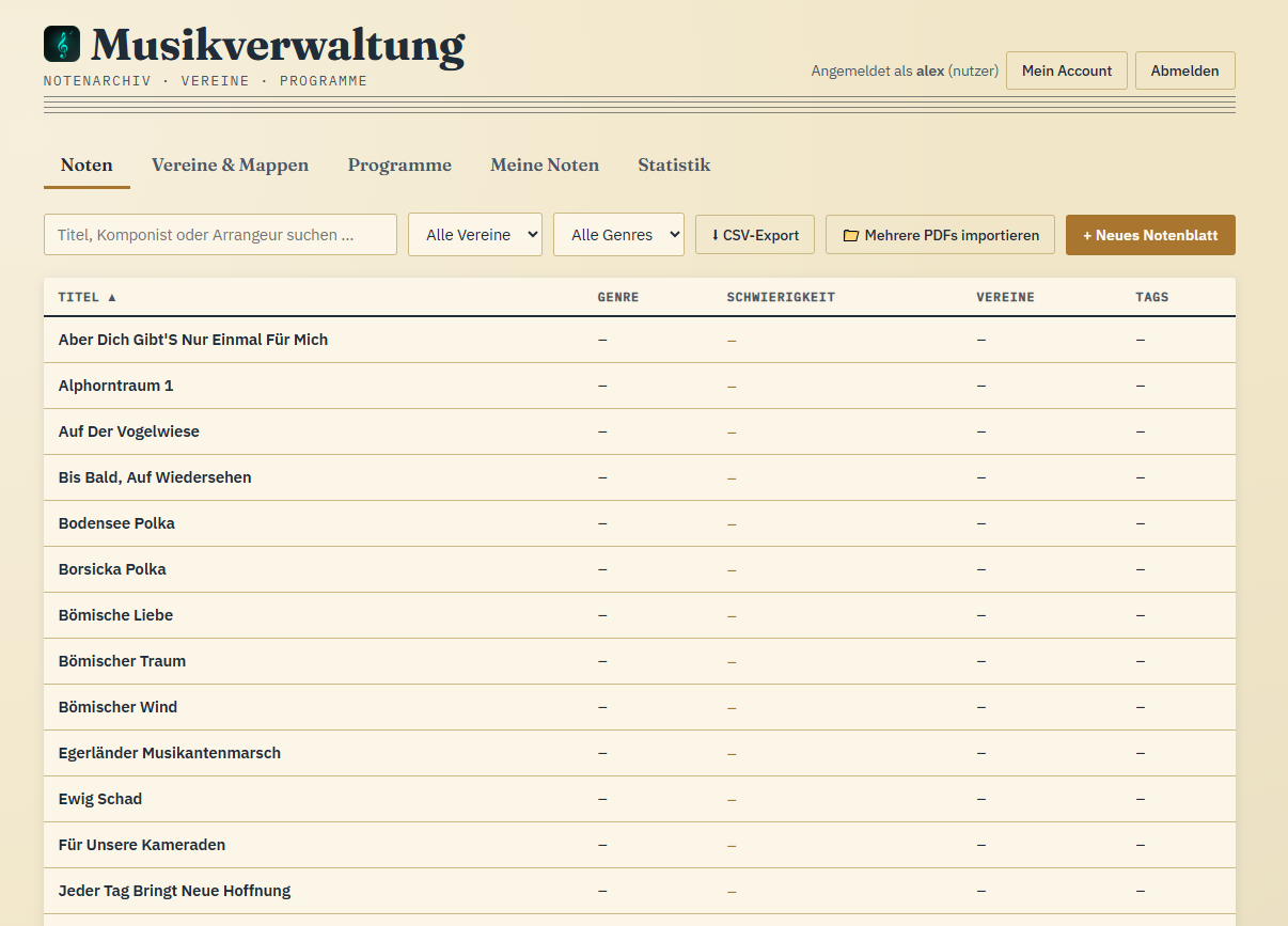 Notenverwaltung